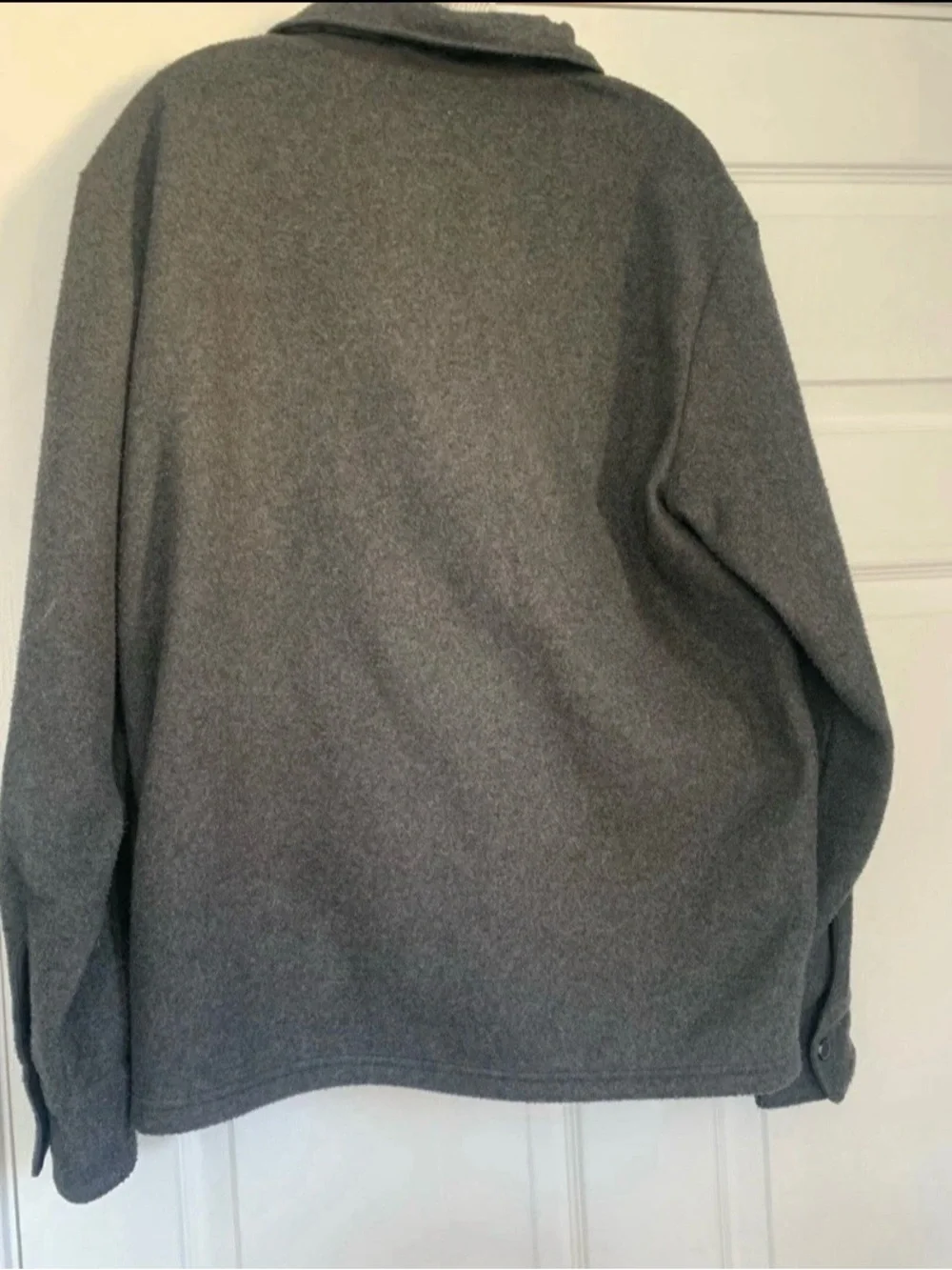 Goodfellow & Co Gray Fleece Shirt Jacket Men’s Medium Button Front